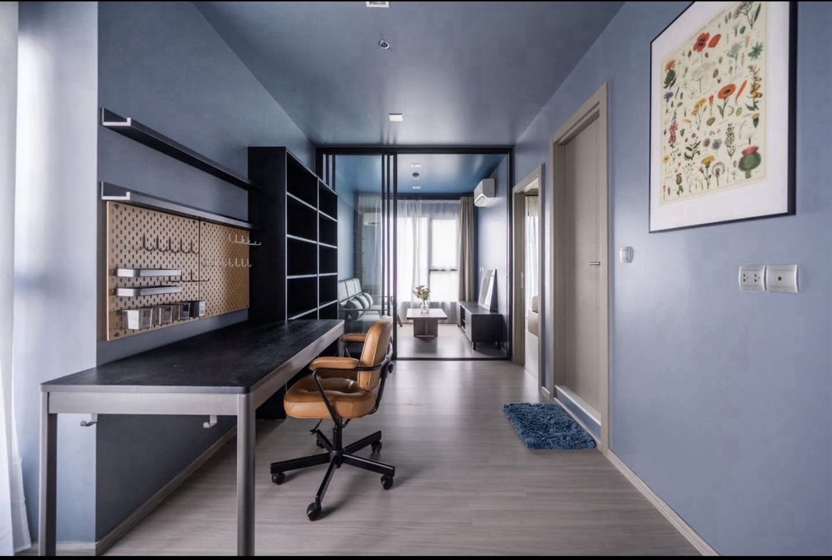 For RentCondoRama9, Petchburi, RCA : 🔥RENT 1+1br 🔥40SQM🔥Floor43🔥ONLY 27,000/Month🔥Life Asoke Rama9