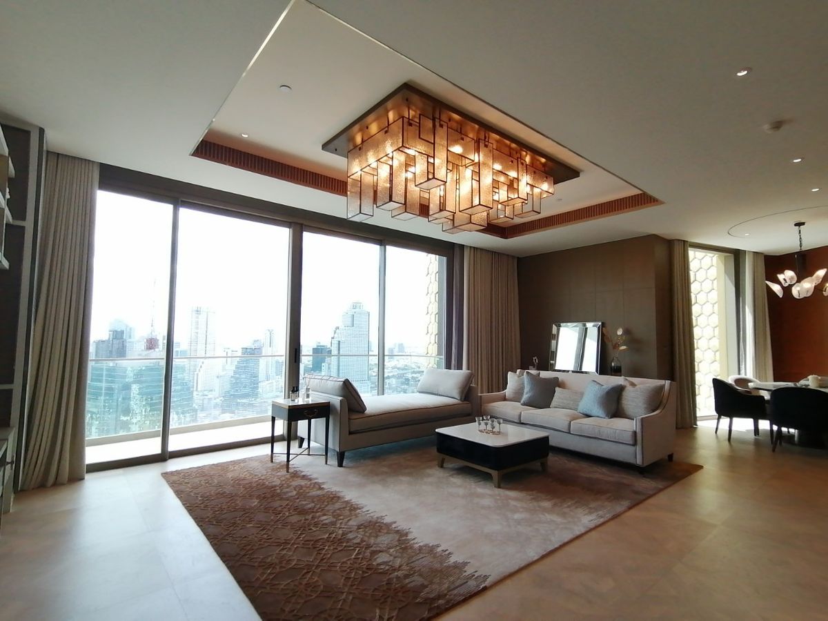 ให้เช่าคอนโดวงเวียนใหญ่ เจริญนคร : The Residences at Mandarin Oriental I Rental Penthouse at Khlong San in Bangkok