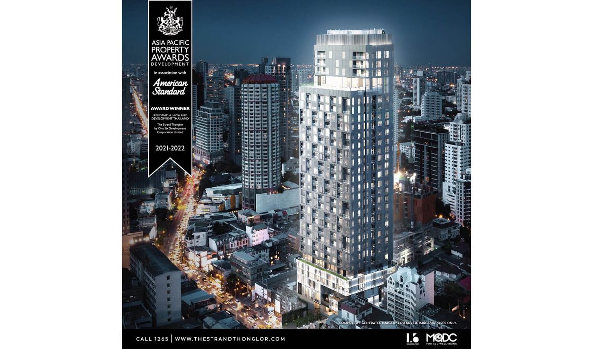 ขายคอนโดสุขุมวิท อโศก ทองหล่อ : The Strand Thonglor  ห้องใหม่จากโครงการ  1 ห้องนอน  50.91 sq.m. @ 15.5 MB (Welcome all agent)