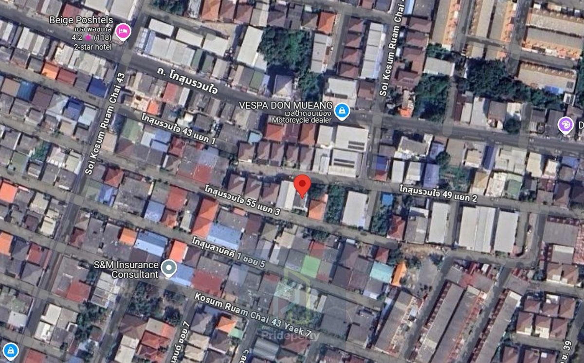 ขายที่ดินวิภาวดี ดอนเมือง หลักสี่ : ขาย ที่ดินเปล่า 74 ตร.วา ถมแล้ว ซ.โกสุมรวมใจ 41 ดอนเมือง ทำเลดี เหมาะสร้างที่อยู่อาศัย