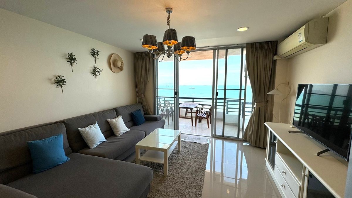 ให้เช่าคอนโดศรีราชา แหลมฉบัง บ้านบึง : ให้เช่าคอนโด 3 ห้องนอน  Rama Harbour View Condo 🔥 ติด ริมทะเล 🔥