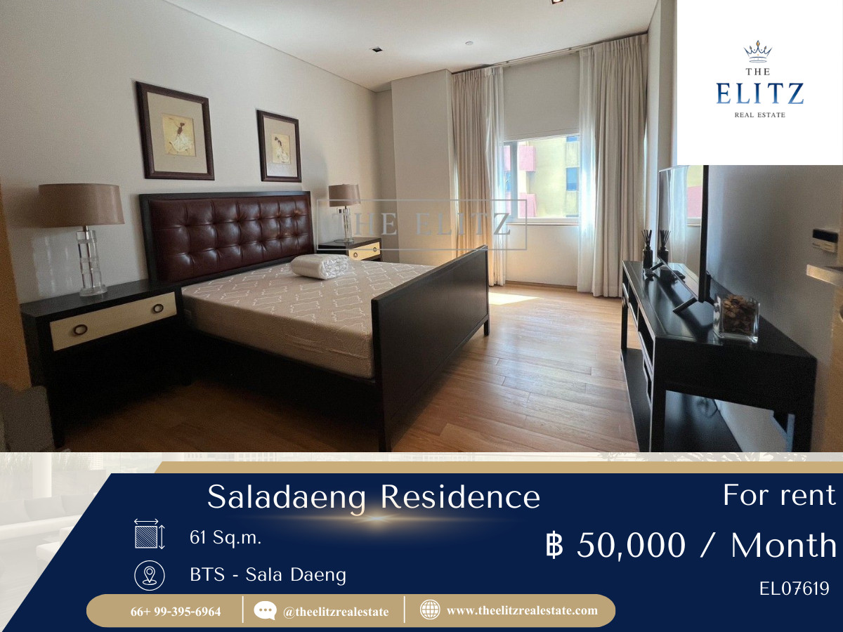 For RentCondoSilom, Saladaeng, Bangrak : ✨ Luxury room that gives a feeling like a hotel ... but you can be yours every day. Saladaeng Residences is ready. ✔