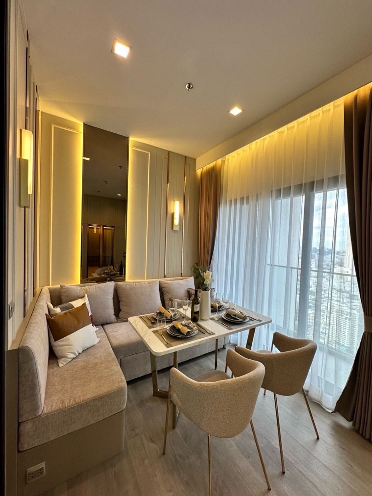 ให้เช่าคอนโดราชเทวี พญาไท : 💖 The Address Siam-Ratchathewi ✅ห้องใหม่แต่งสวย