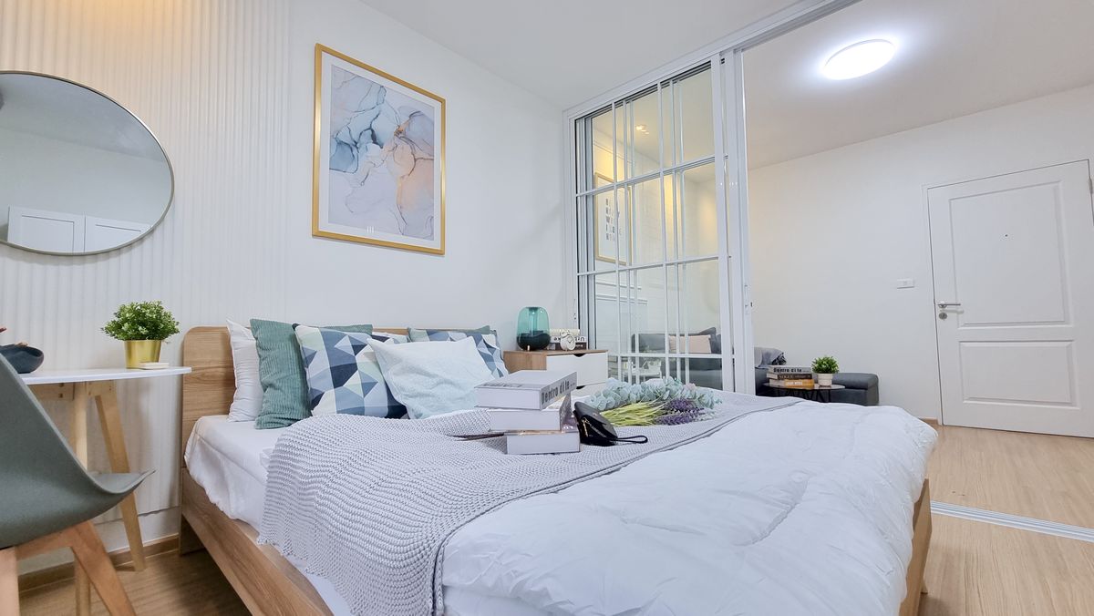 For SaleCondoSeri Thai, Ramkhamhaeng Nida : 624 Condo Lat Phrao Condo near The Mall Bangkapi, only 3 minutes near the train.