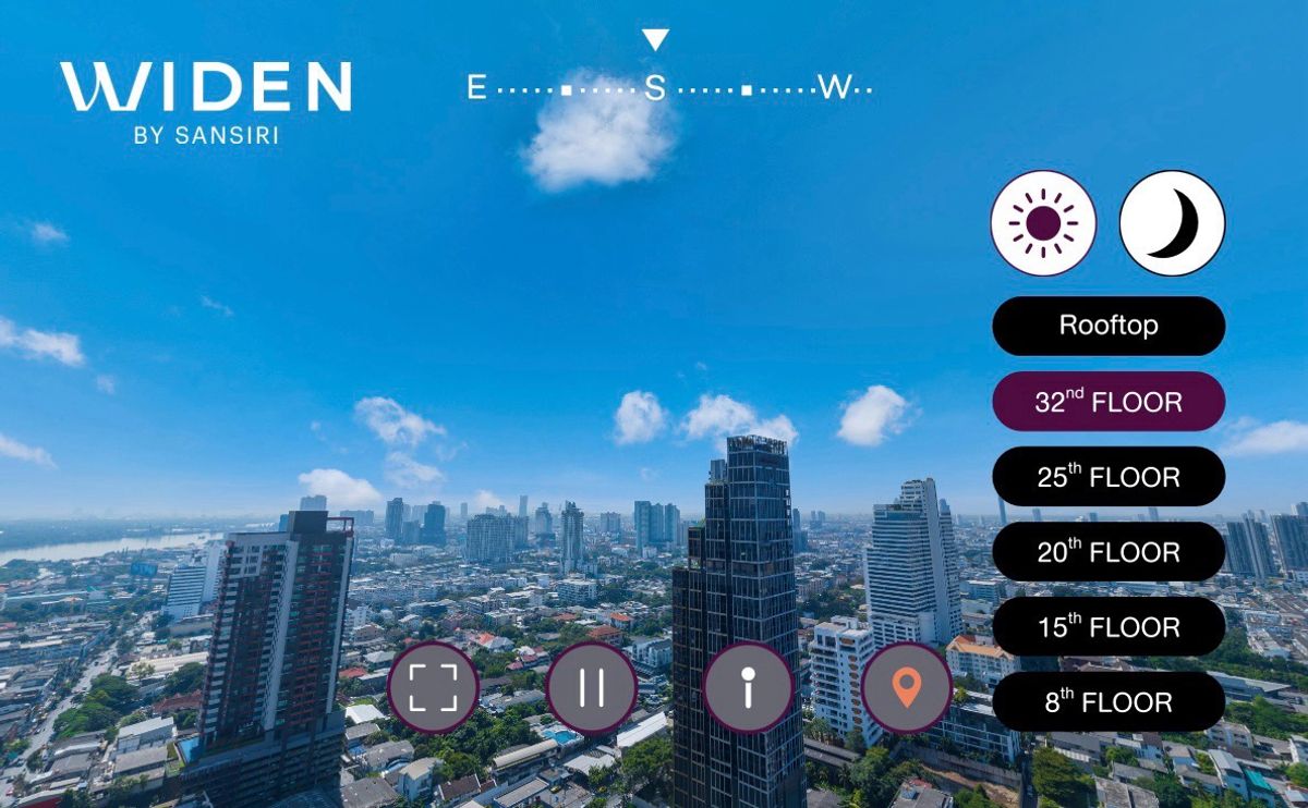 For SaleCondoRama3 (Riverside),Satupadit : 📍 Selling special units Penthouse 600 sqm. Wideden by Sansiri Widen by sansiri contact 📲093-616-4456 (Saen Siri Sales)