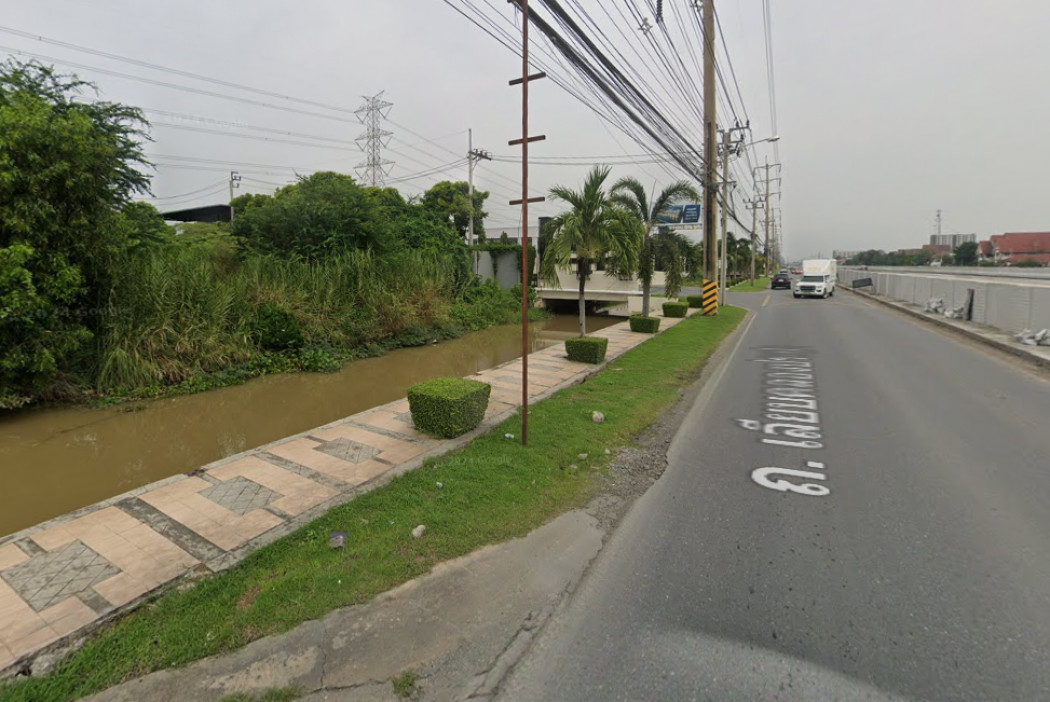 For SaleLandNonthaburi, Bang Yai, Bangbuathong : Land for sale, along the Khlong Prapa Canal Road, 781 sq w, suitable for business, KK