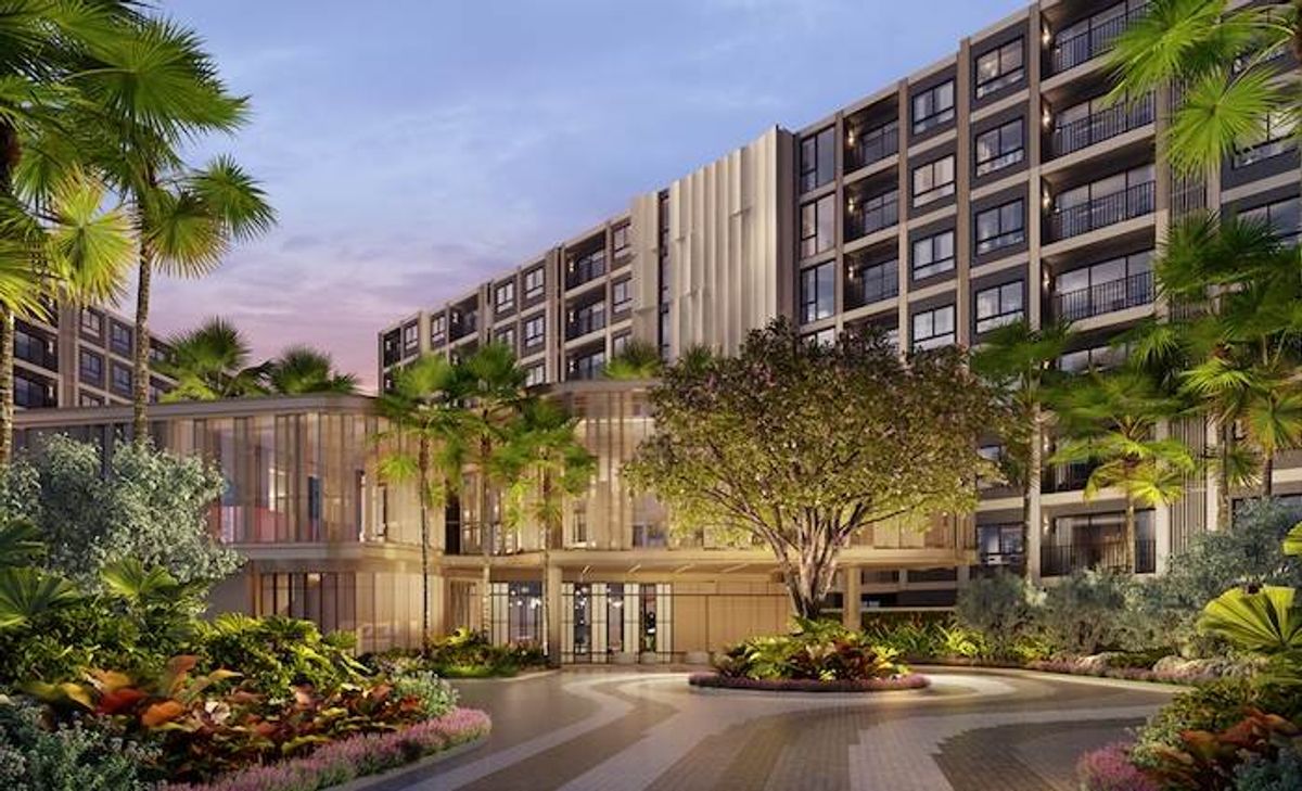 Sale DownCondoPhuket : Sell The Base CHERNGTALAY Sea Reservation Base. 🤍 Floor 5, Building A, Size 34 sqm.