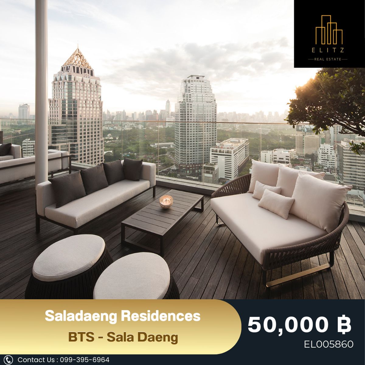 For RentCondoSilom, Saladaeng, Bangrak : ✨ Luxury room that gives a feeling like a hotel ... but you can be yours every day. Saladaeng Residences is ready. ✔