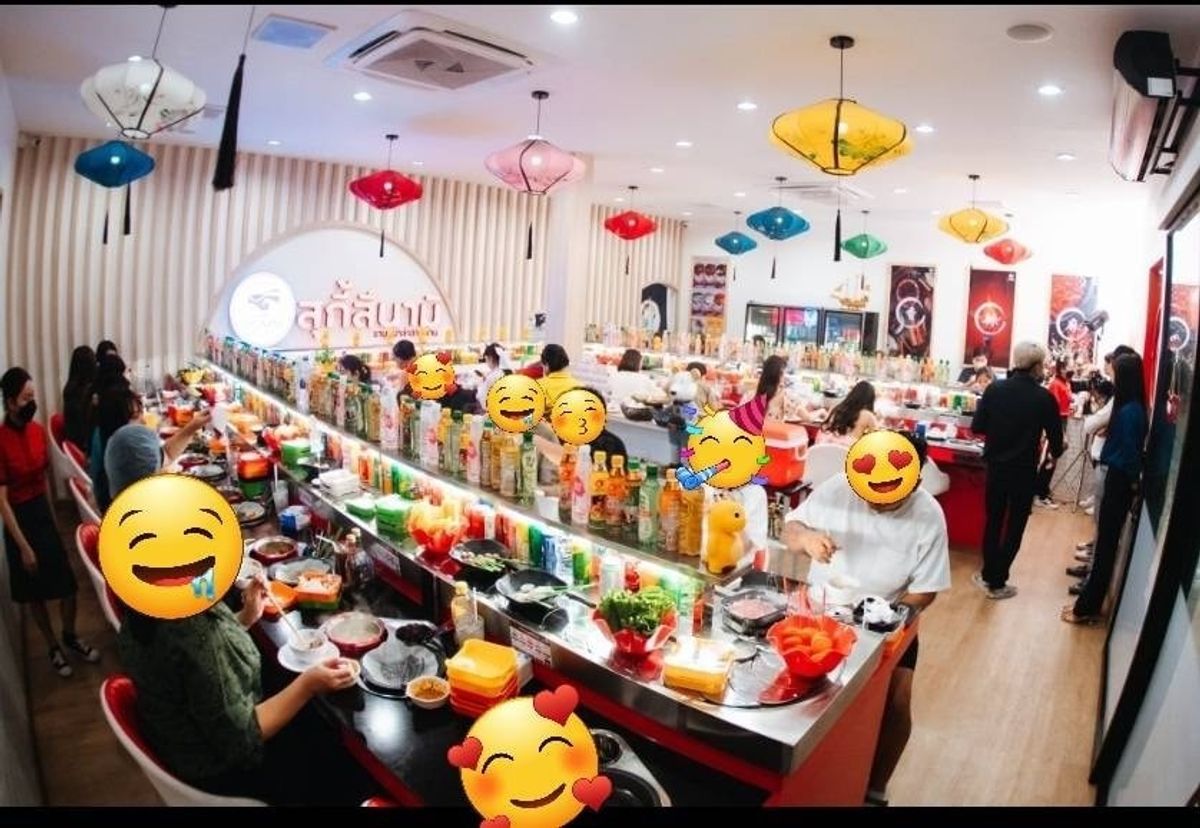 For LeaseholdRetail SpaceBangna, Bearing, Lasalle : Booking off the Shabu Mala shop, Lasal belt in the project 105 VILLAGE, only 500,000 baht. Invested nearly 3 million fairies. 1.5 million.