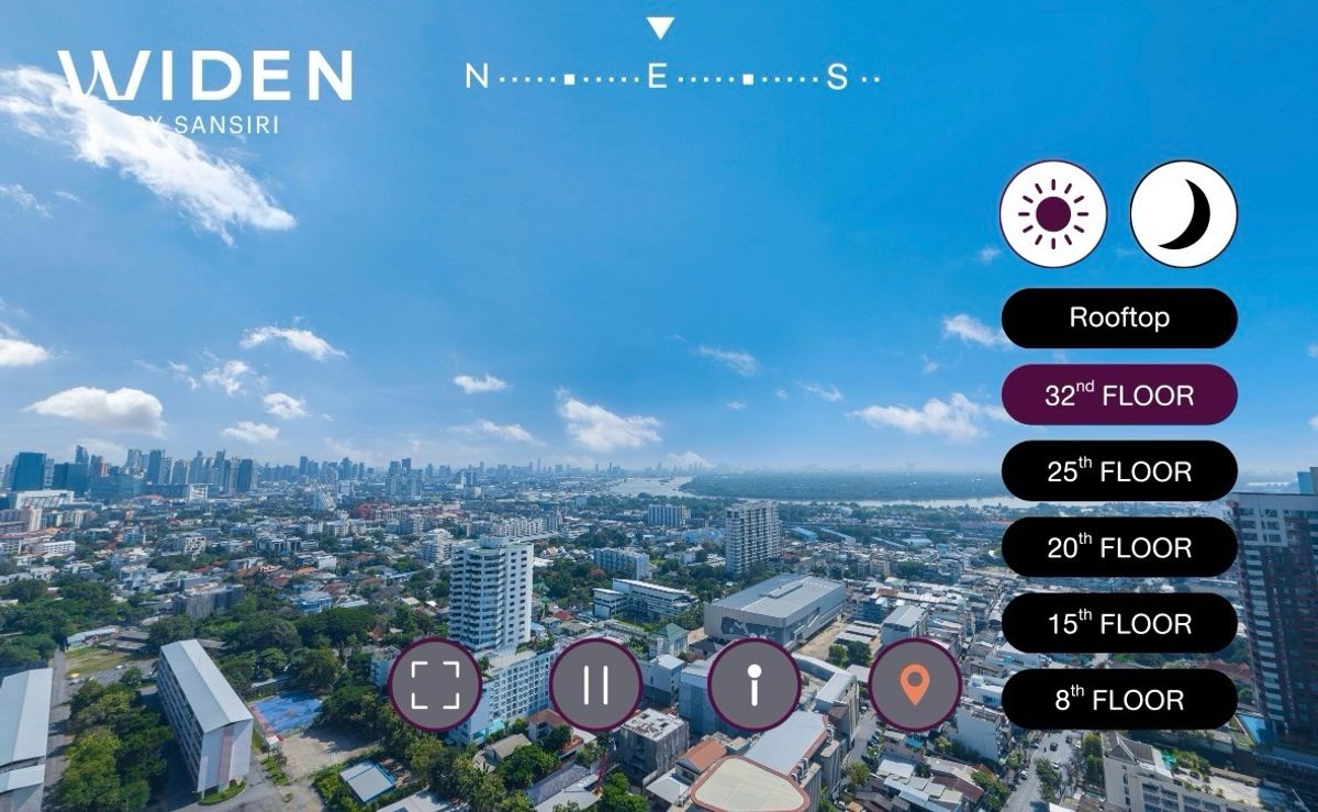 For SaleCondoRama3 (Riverside),Satupadit : 📍 Selling special units Penthouse 600 sqm. Wideden by Sansiri Widen by sansiri contact 📲093-616-4456 (Saen Siri Sales)