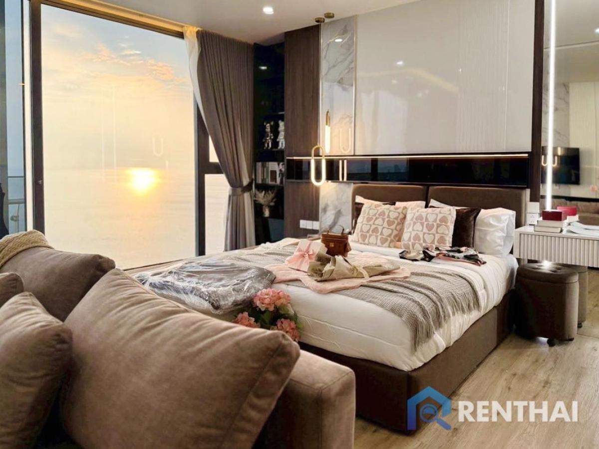 For SaleCondoPattaya, Bangsaen, Chonburi : Luxury 1bed Condo in Arom Wongamat, Pattaya: Premium Facilities for 14 Mb