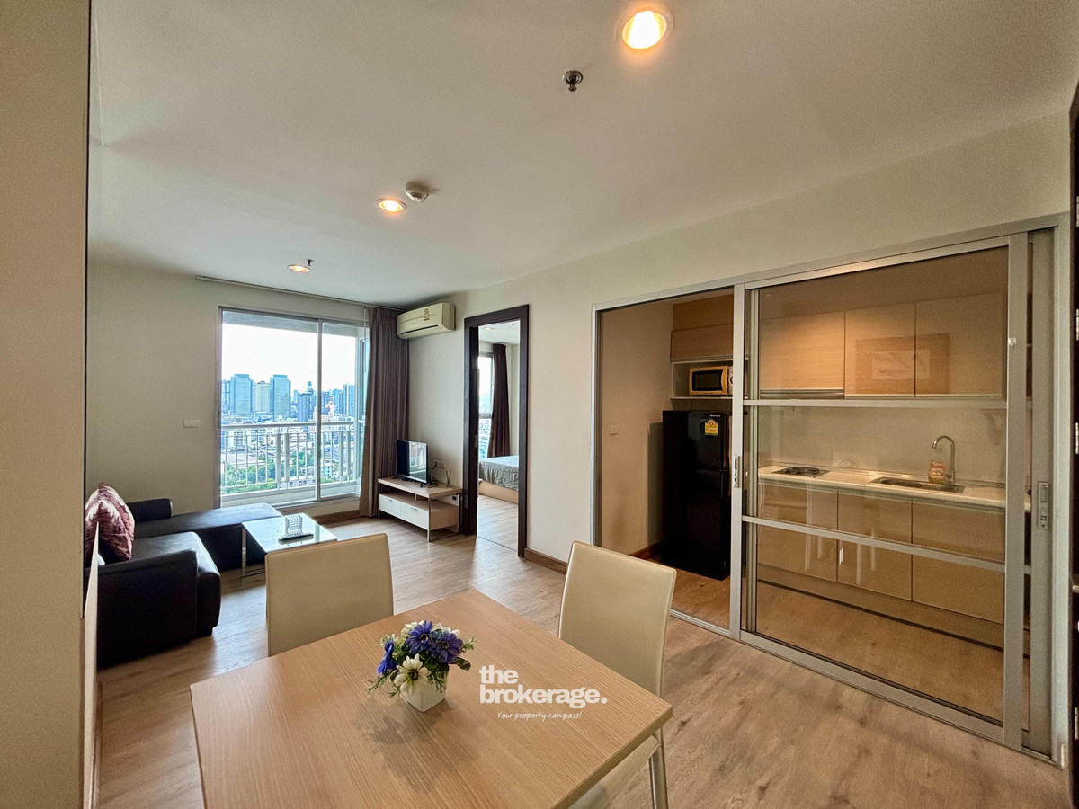 ให้เช่าคอนโดรัชดา ห้วยขวาง : Line : @thebrokerage ให้เช่าด่วน!! ริทึ่ม รัชดา 1 ห้องนอน 1 ห้องน้ำ 46ตรม. 18,000 บาท ราคาดี 