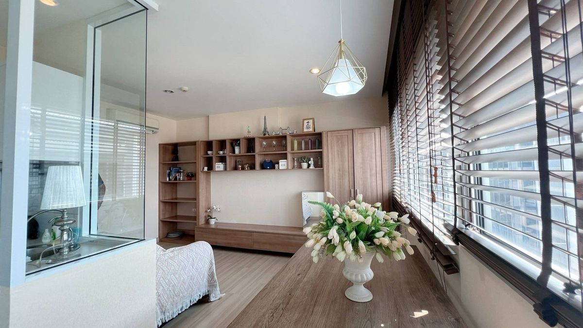 ขายคอนโดบางนา แบริ่ง ลาซาล : ขาย Apple condo ลาซาล ห้องมุม