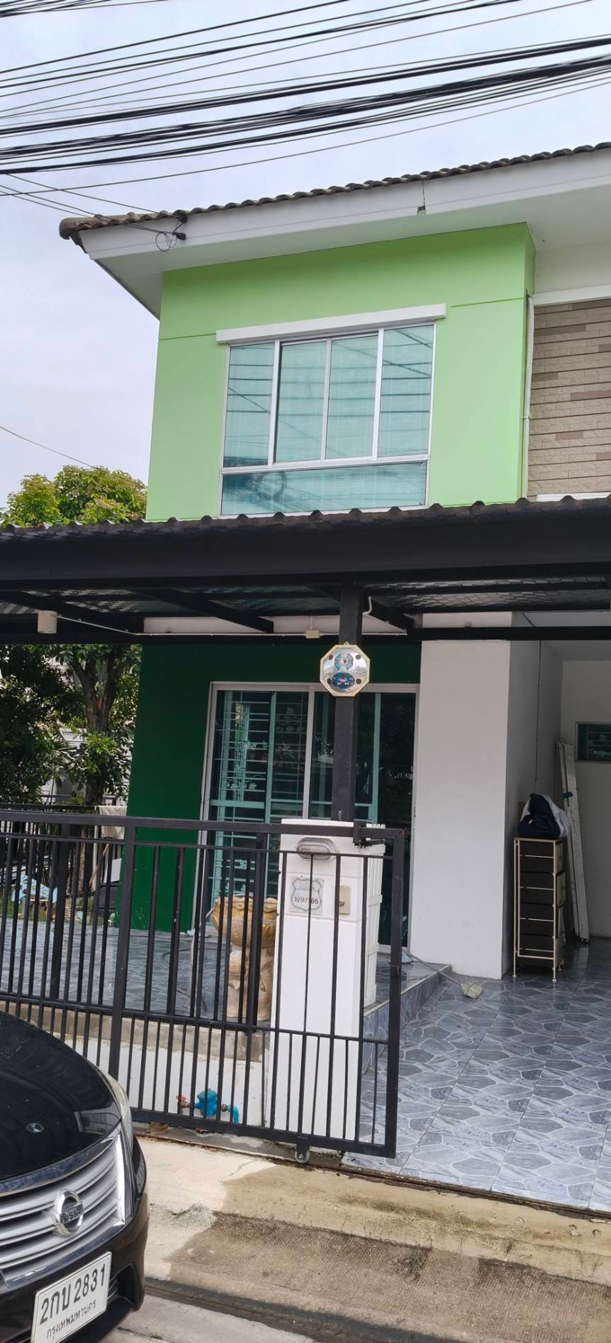 For RentTownhomeRama5, Ratchapruek, Bangkruai : Rent a detached house, Pruksa Ville Village 72, Nakhon In-Phra Ngeon 🔥 After the corner on the main road in the S2501-677 project