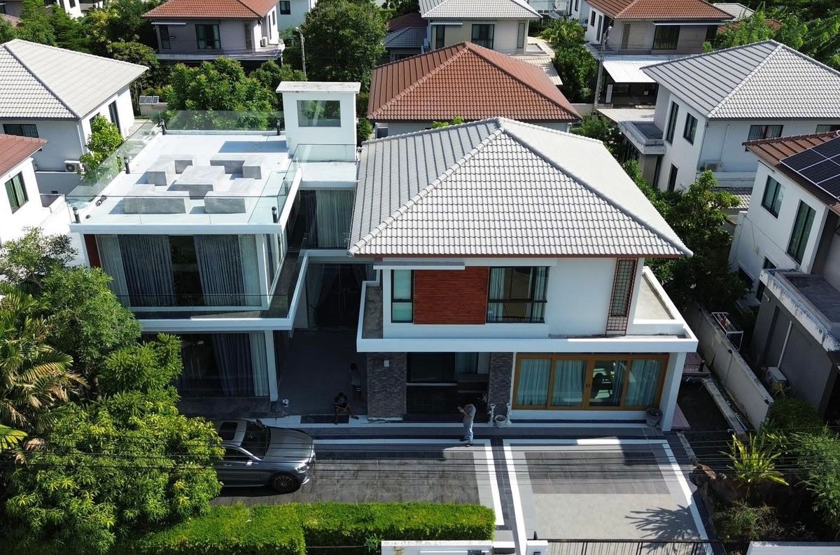 ให้เช่าบ้านพระราม 2 บางขุนเทียน : ให้เช่าหมู่บ้านมัณฑนา เทียนทะเล 28  