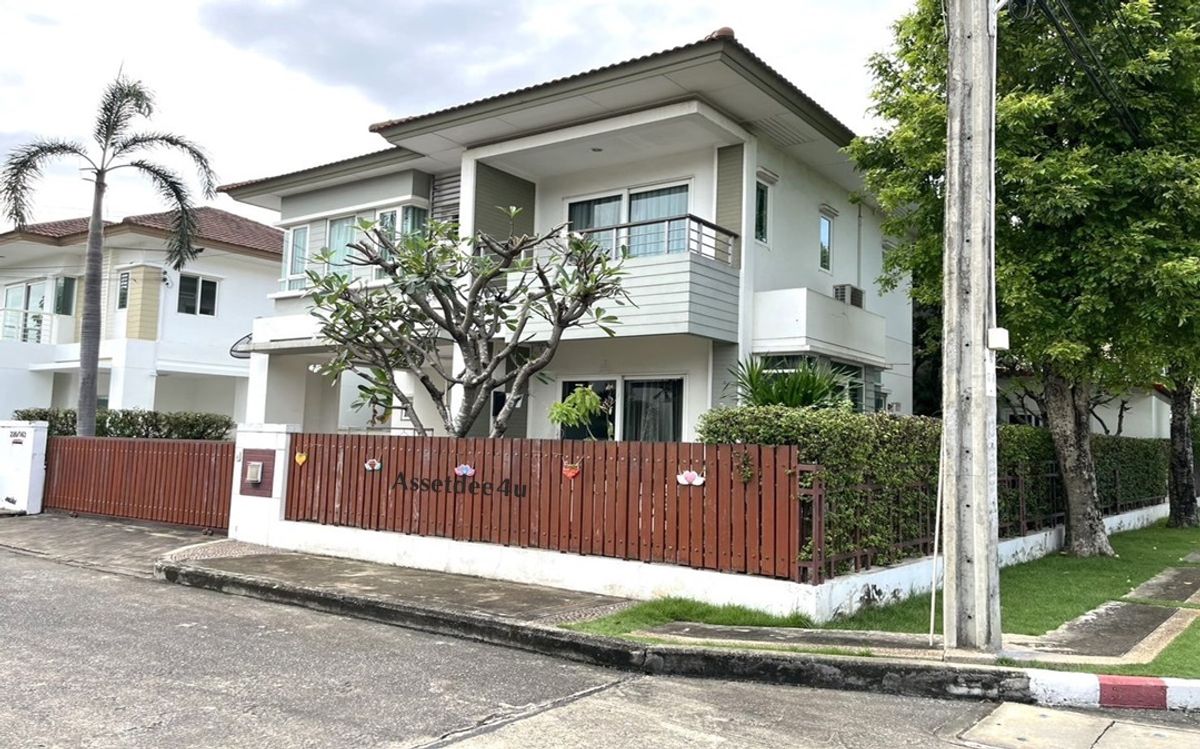 ให้เช่าบ้านนวมินทร์ รามอินทรา : AH586 ให้เข่าบ้านเดี่ยว 2 ชั้น หลังมุม สราญสิริ รามอินทรา2 เฟอร์นิเจอร์ครบ