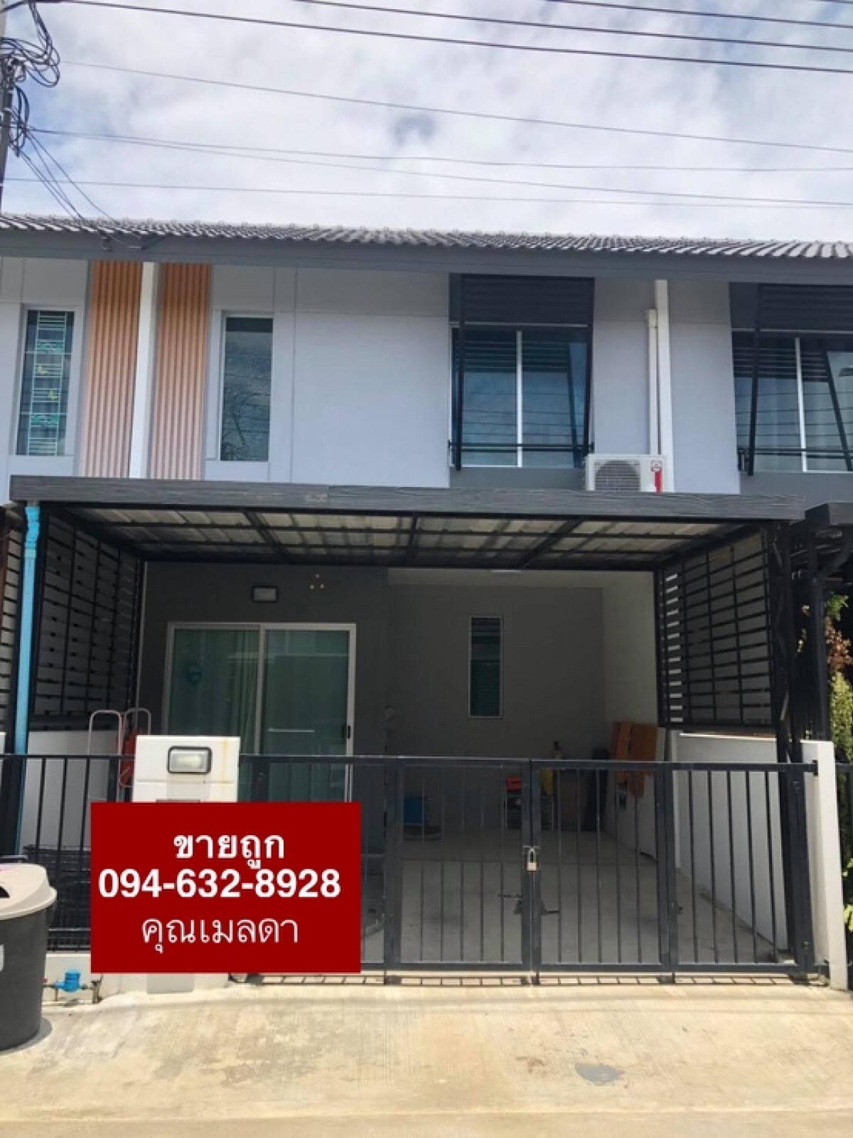 For SaleTownhomeSamut Prakan,Samrong : 2-story townhouse for sale, Pruksa 87/2 Srinakarin-Bangna ✅ (selling correctly 1.89 million baht) ✅