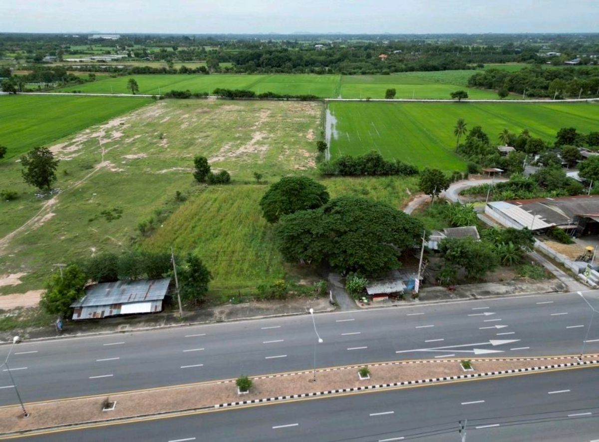 ขายที่ดินสุพรรณบุรี : [ขาย] ที่ดินถมแล้ว ติดถนนหลัก 3264 ดอนเจดีย์ สุพรรณบุรี หน้ากว้าง 90ม.ใกล้ตัวเมืองแค่ 2 กม. สนใจทักเลย📞0994152664 , 0803696366