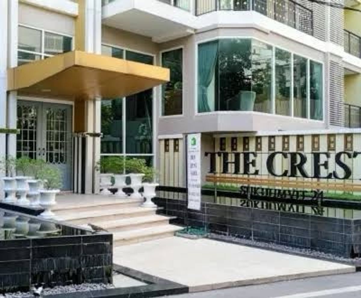ขายคอนโดสุขุมวิท อโศก ทองหล่อ : 6.35MB 📌🔥1Bed 48 Sqm The Crest Sukhumvit24 call 0968516616