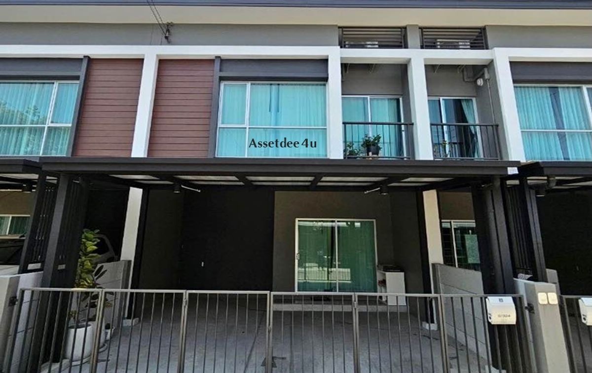 For RentTownhomeRama5, Ratchapruek, Bangkruai : AT598 2-story townhome for rent 18 sq.w. Ban Lumpini Town Ville Ratchapruek-Pinklao Phase 3, near Central Westwill