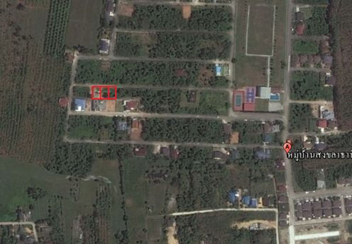 ขายที่ดินหาดใหญ่ สงขลา : ขายที่ดินในโครงการสงขลาธานี หาดใหญ่ 3 แปลงๆและ90 ตารางวา ติดกันรวม 270 ตรว.แบ่งขายเป็นแปลงได้