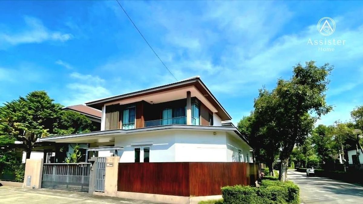 ขายบ้านพระราม 5 ราชพฤกษ์ บางกรวย : ขาย บ้านหลังมุม มัณฑนา แจ้งวัฒนะ ราชพฤกษ์ (Manthana Chaengwattana Ratchapruek) 57.9 ตรว. หลังมุม แปลงสวย ต่อเติมครบ พร้อมอยู่ 