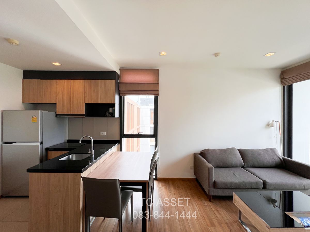 For RentCondoOnnut, Udomsuk : 📍For Rent ! Hasu Haus  1 Bedroom 1 Bathroom, 40.63 SQM, 7th Flr., Corner Unit with Canal view📍Only 21,000 Baht/ Month