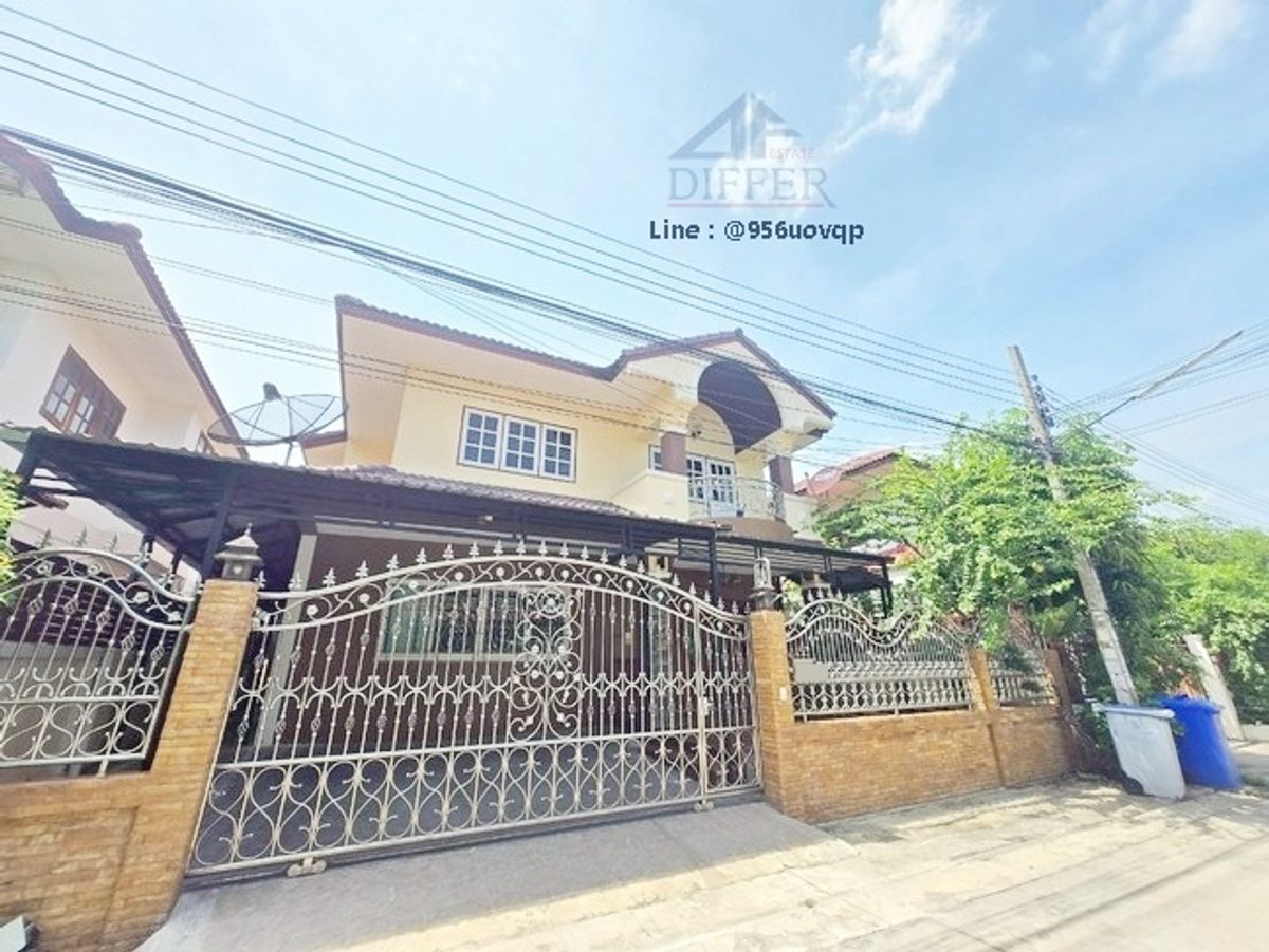 For SaleHouseSamut Prakan,Samrong : sss507 For sale, 2-storey detached house, Fueng Fa Villa Village 10, Soi Mangkorn, good location