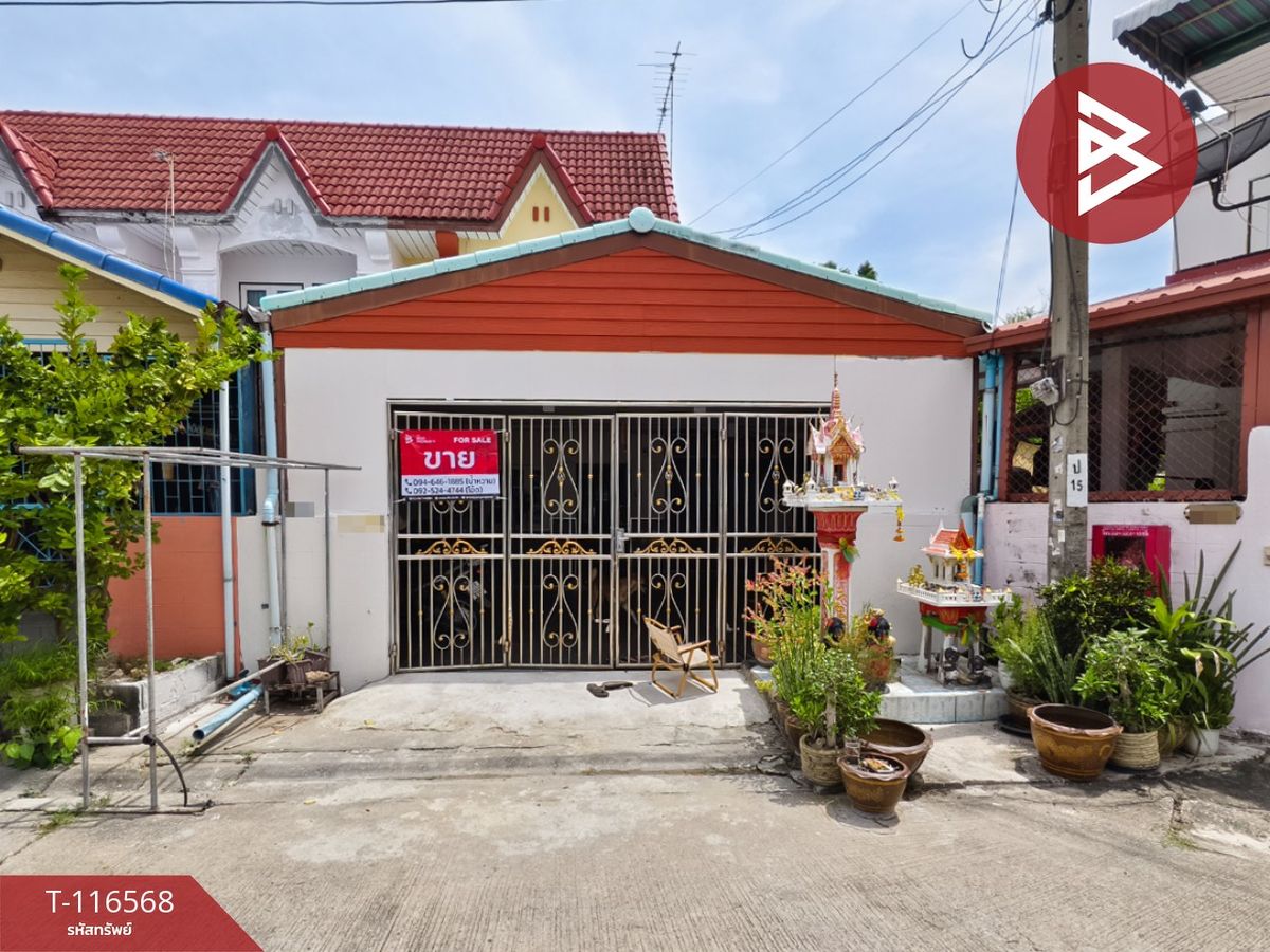 For SaleTownhomeSamut Prakan,Samrong : Townhouse for sale Bang Pu Villa Village 2, Bang Pu Municipality 59, Ban Mai Samut Prakan