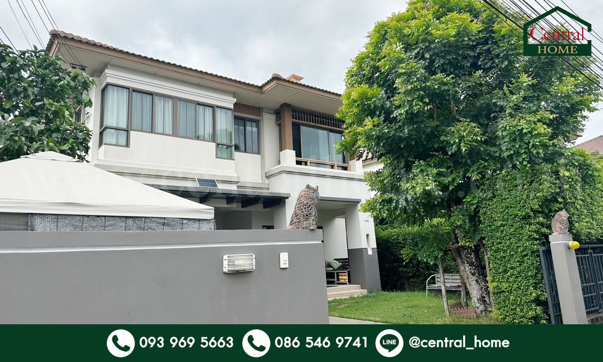 For SaleHouseRama5, Ratchapruek, Bangkruai : Barasiri Ratchapruek single house - Chaeng Watthana, the cheapest in the project