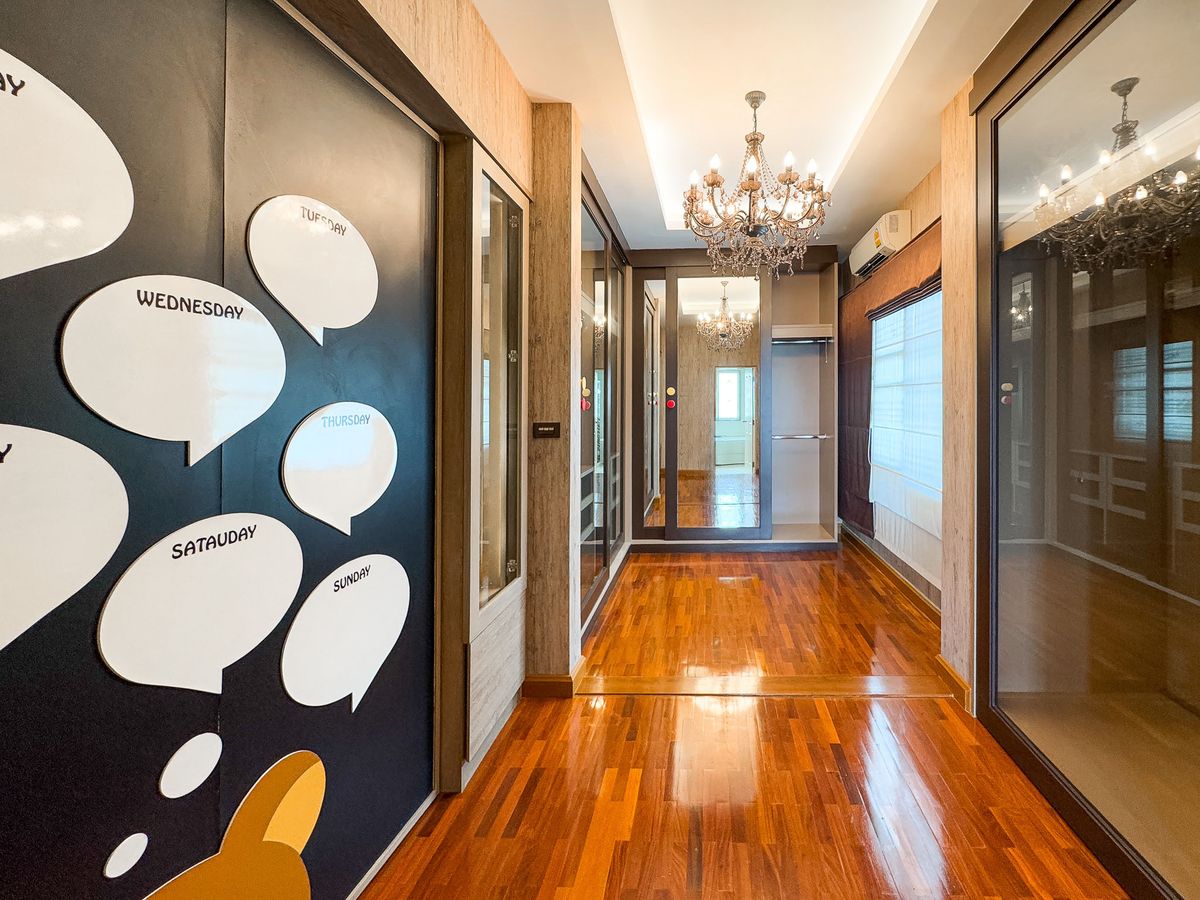 For SaleHouseLadkrabang, Suwannaphum Airport : Luxury European-style corner single house – Casa Grand Onnut–Wongwaen