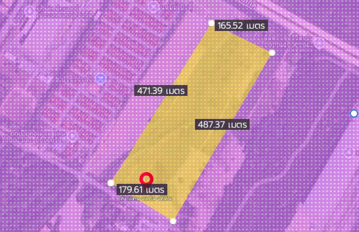 ขายที่ดินระยอง : ✨ แปลงใหญ่ใจกลางอุตสาหกรรม! ผังม่วงลาย ใกล้ถนนสาย 36  ✨ (FOR SALE) NUT2188
