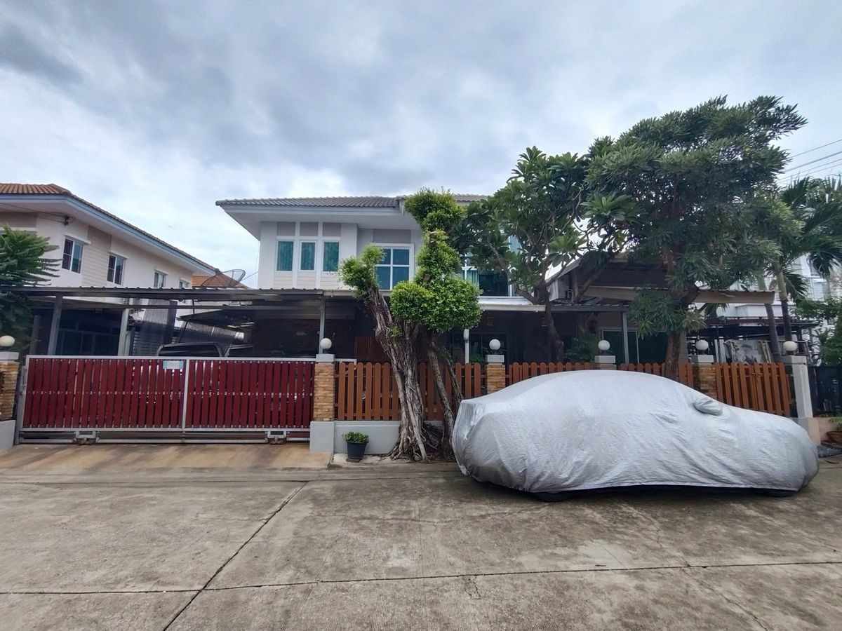 For SaleHouseMahachai Samut Sakhon : House for sale, Pruksa Village 6 Soi Thale 32