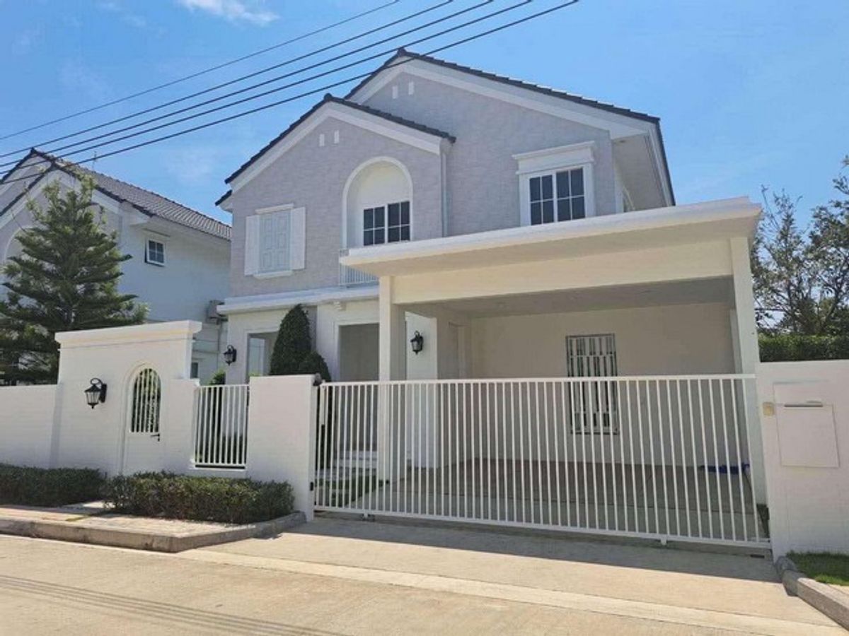 ให้เช่าบ้านบางนา แบริ่ง ลาซาล : HR2673ให้เช่าบ้านเดี่ยว โครงการชัยพฤกษ์บางนา กม.15 ตกแต่งสวยพร้อมอยู่ ใกล้เมกาบางนา