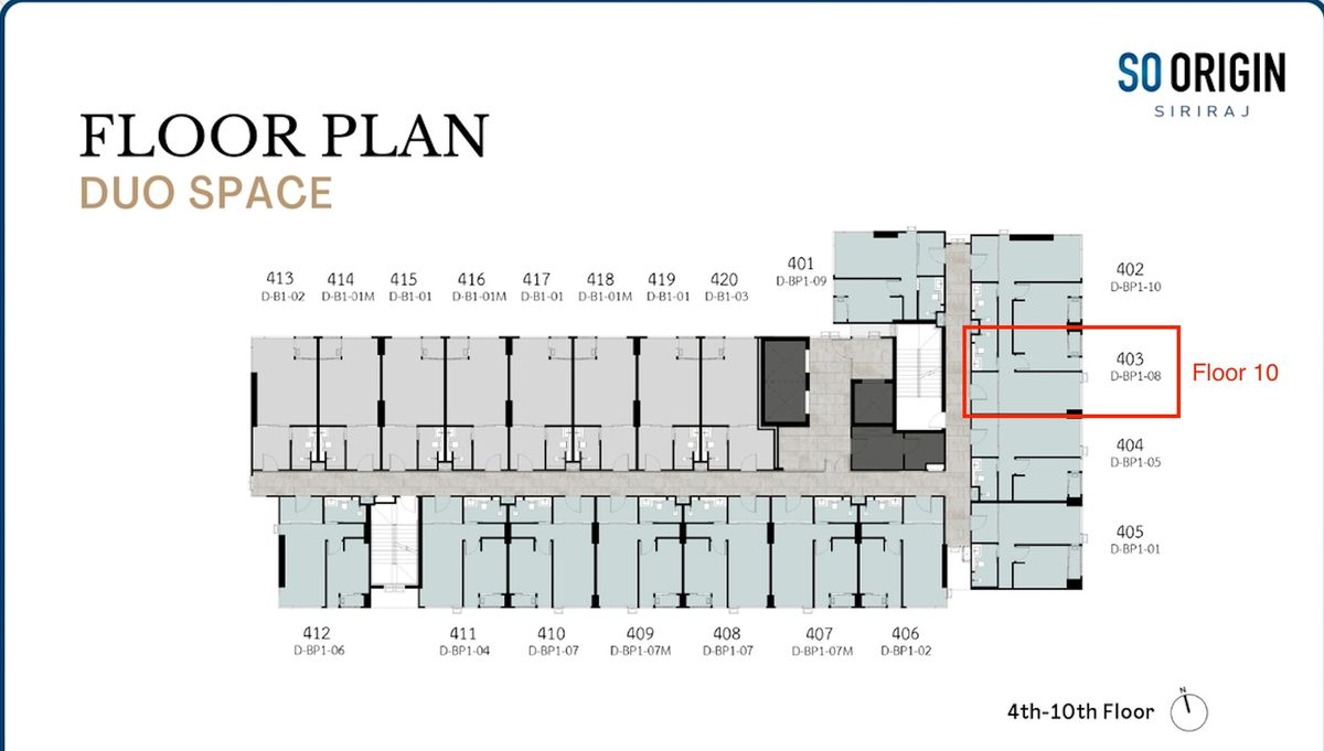 Sale DownCondoPinklao, Charansanitwong : Duo Space 1Bed Plus Unit 1003 - So Origin, Siriraj near MRT, only 70 meters in the flashlight.