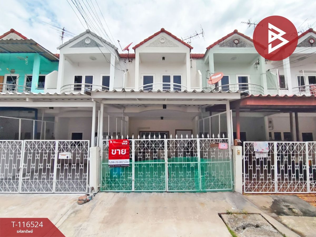 For SaleTownhomeSamut Prakan,Samrong : Townhouse for sale Fueng Fa Village, 9 -phase 3, Phraeksa, Samut Prakan