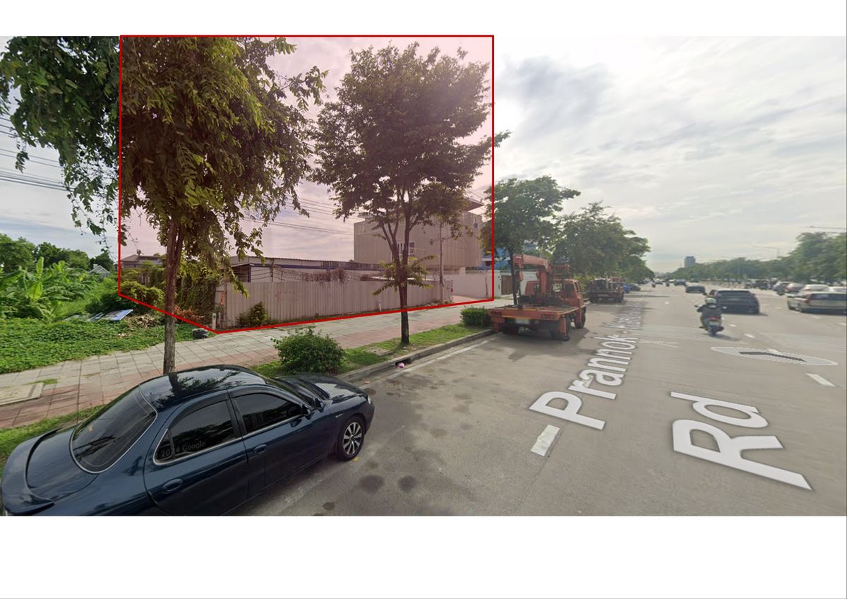 For RentLandPinklao, Charansanitwong : Land rental In front of Pranok-Phutthamonthon 4 Road, near Ratchapruek, Siriraj Charan Sanitwong