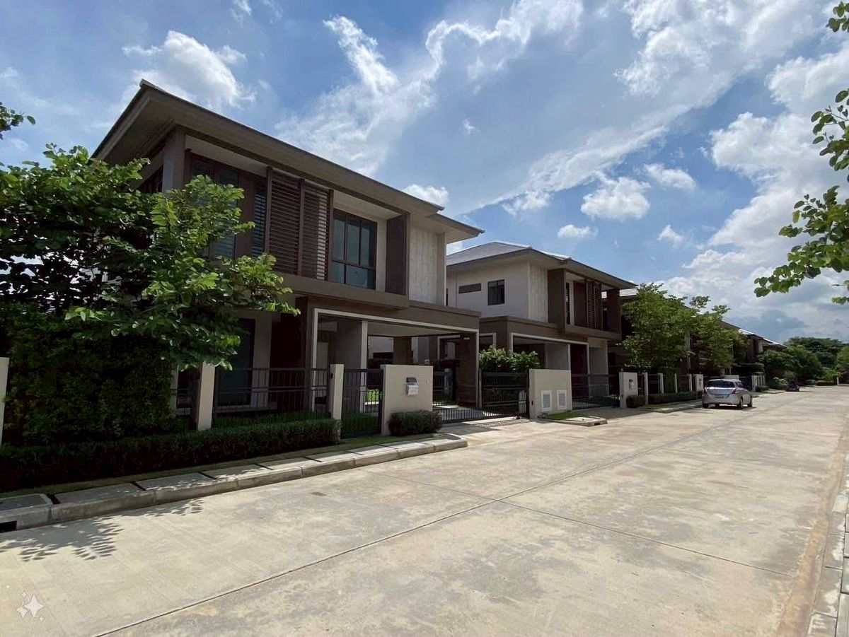For RentHousePattanakan, Srinakarin : ★ Rare Unit ★ Detached house, 2 storeys, 4 bedrooms | Size 55.00 sq.w., 196.00 sq.m. | Near Advent International School Ramkhamhaeng 6 mins, HomePro Ramkhamhaeng 8 mins, Ramkhamhaeng Hospital 8 mins