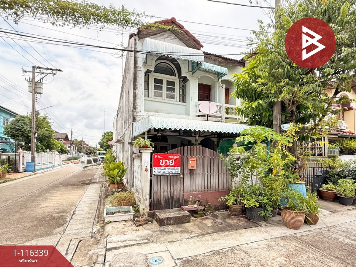 For SaleTownhomeRathburana, Suksawat : Townhouse for sale Buri Rom Pracha Uthit Village 76/1 Rat Burana, Bangkok