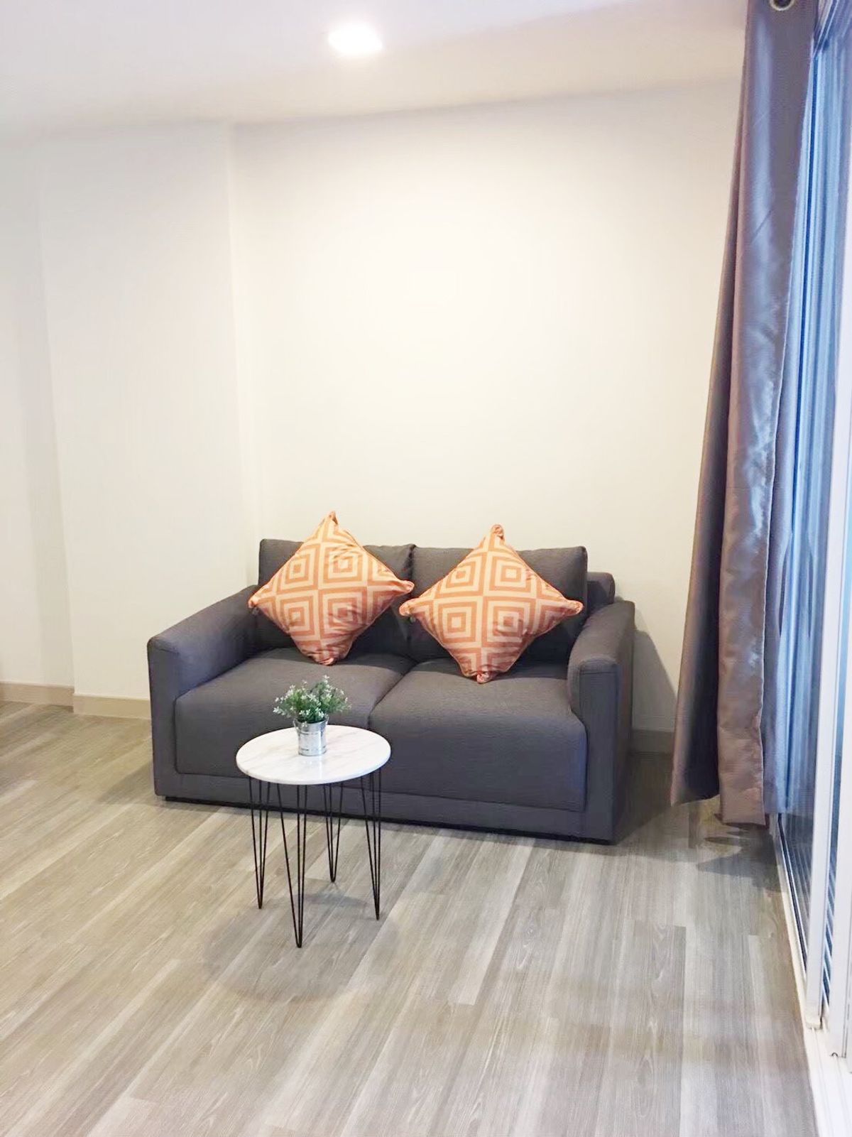 For RentCondoOnnut, Udomsuk : Condo for Rent – Moniiq Sukhumvit 64 Price 15,000 Baht Size 32 Sq.m. Floor 3 Garden View  