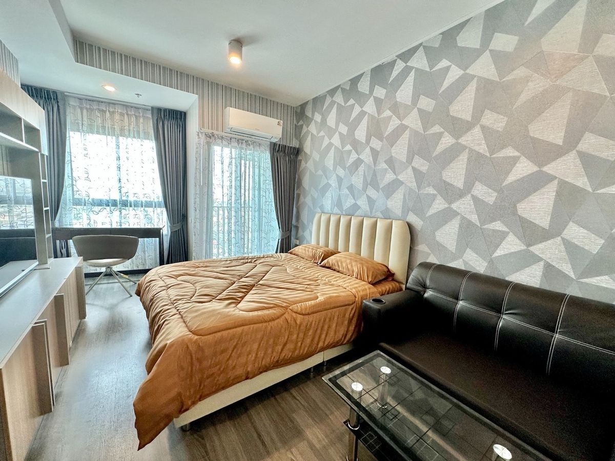 For RentCondoSeri Thai, Ramkhamhaeng Nida : ✨ New condo rental‼ ️ IDO Ramkhamhaeng Lamsalee Station Lamsalee separation near the train, convenient to travel!
