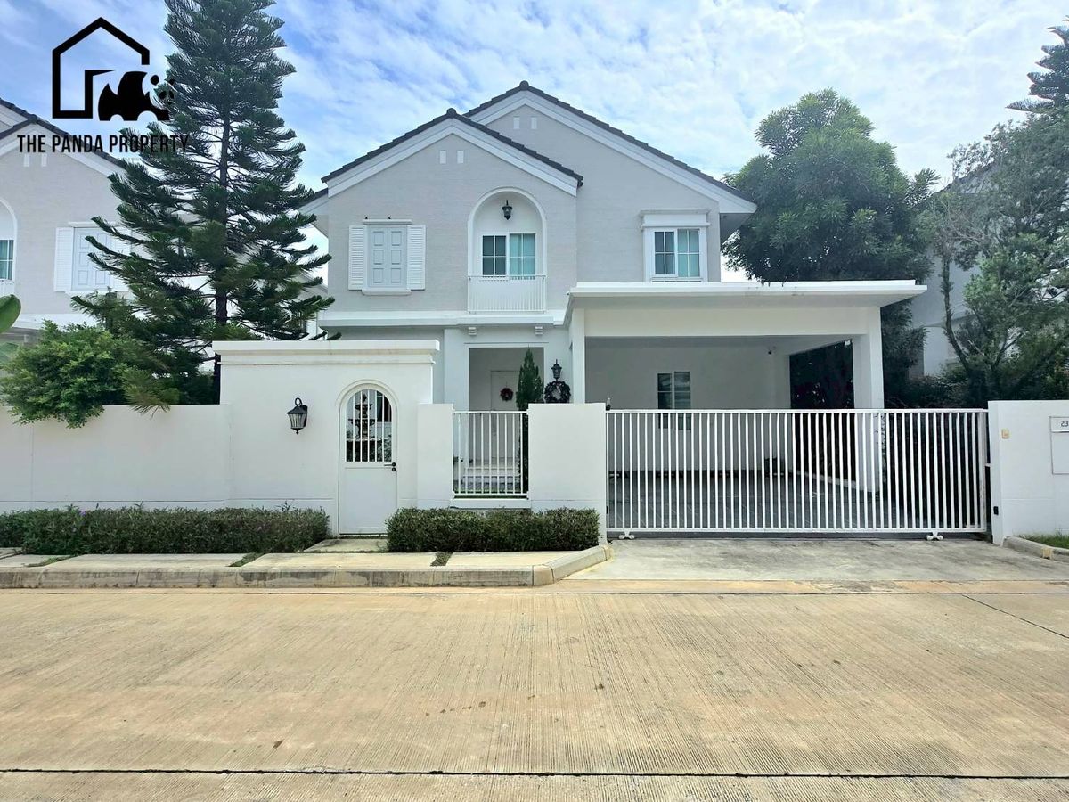 For SaleHouseSamut Prakan,Samrong : Luxury house, Luxury style, complete with Chaiyapruek Village, Bang Na Km. 15