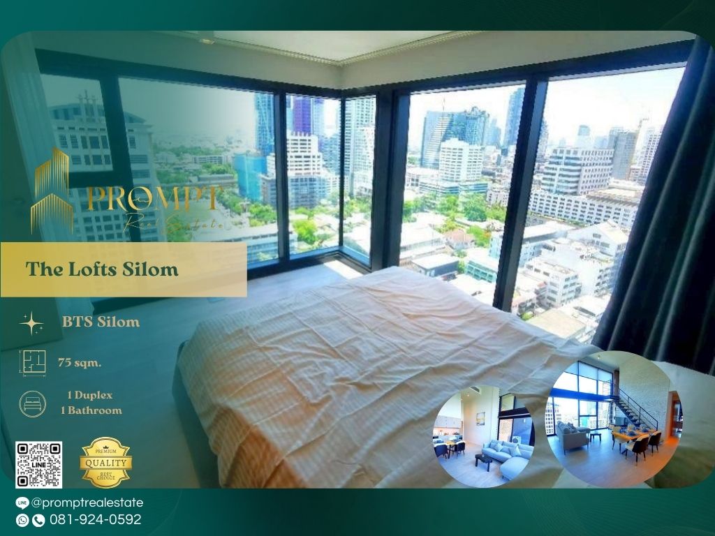 For RentCondoSilom, Saladaeng, Bangrak : ST13493 - The Lofts Silom :  เดอะ ลอฟท์ สีลม