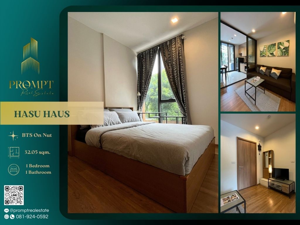 For SaleCondoOnnut, Udomsuk : GH01275 - HASU HAUS :  ฮาสุ เฮาส์ - BTS On Nut / MakroOn Nut / LotusSukhumvit50
