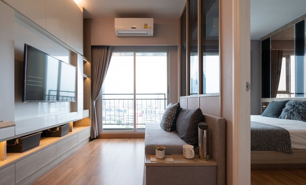 For SaleCondoRama3 (Riverside),Satupadit : 🔥🔥 Selling Lumpini Place, Ratchada, Amen, beautifully decorated with