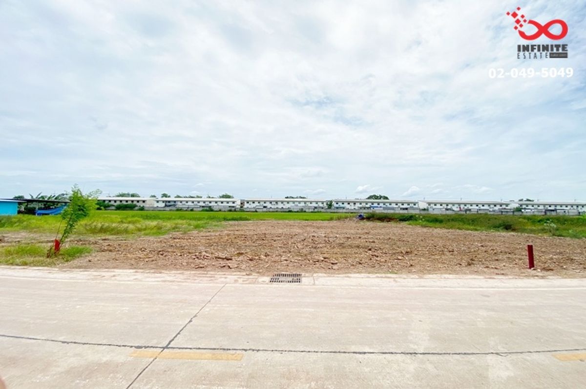 ขายที่ดินปทุมธานี รังสิต ธรรมศาสตร์ : ขายที่ดิน100 ตรว.ถมแล้ว เลียบคลอง 5 ตะวันตก ลำลูกกา ปทุมธานี แปลงสวย ทำเลดี ถนนลำลูกกา