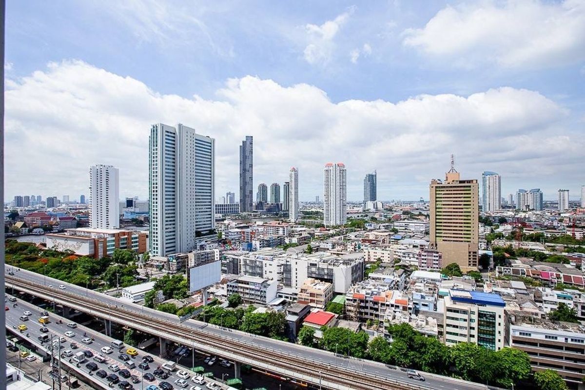 For RentCondoWongwianyai, Charoennakor : 🔥 For Rent !!🔥 Code C20221206201..........Urbano Absolute Sathorn - Taksin, 1 bedroom, 1 bathroom, high floor 19++, Asiatique view, furnished, ready to move in 📣📣