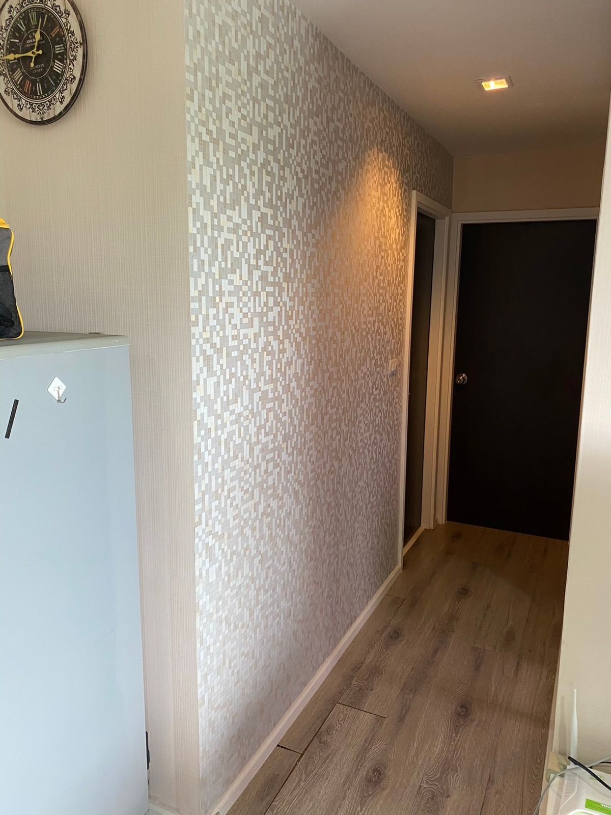 For RentCondoBangna, Bearing, Lasalle : Beautiful room, corner room, beautiful garden, 2 bedrooms, 1 room, Knightbridge Bearing Sukhumvit 107