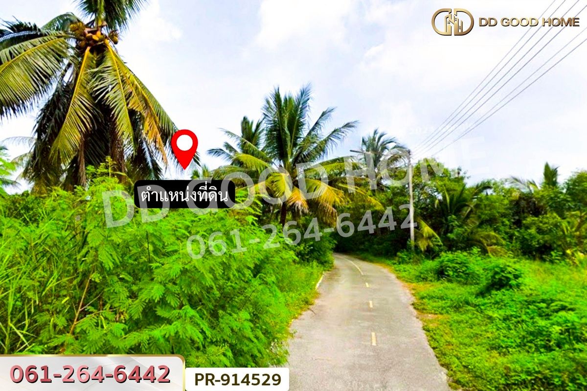 ขายที่ดินสมุทรสงคราม : WR-914529 ที่ดินลาดใหญ่ 5 ไร่ 23 ตร.ว. สมุทรสงคราม ใกล้วัดลาดเป้ง