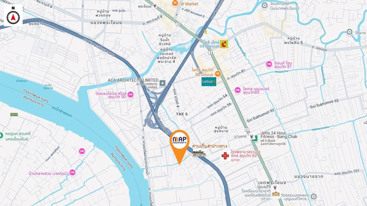 ขายที่ดินอ่อนนุช อุดมสุข : ขายที่ดิน แปลงสวยใจกลางพระโขนง ทำเลศักยภาพ